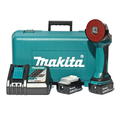 MAKITA เครื่องเจียไร้สาย 18 โวลต์ ขนาด 4 นิ้ว รุ่น DGA402RFE